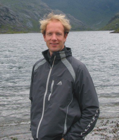 Gerton Lunter in front of Loch Coruisk.  Summer 2007